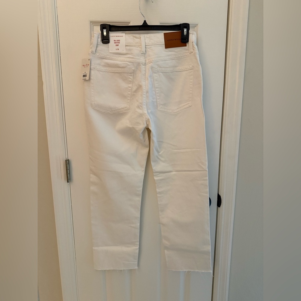 Lucky Brand 90’s Loose High Rise Crop Jeans 2 26 in Fresh Start